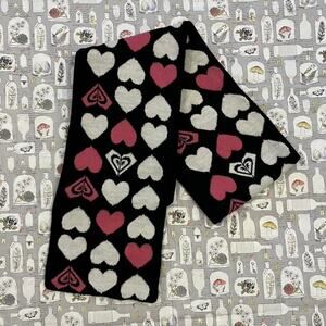 Y2k roxy scarf black